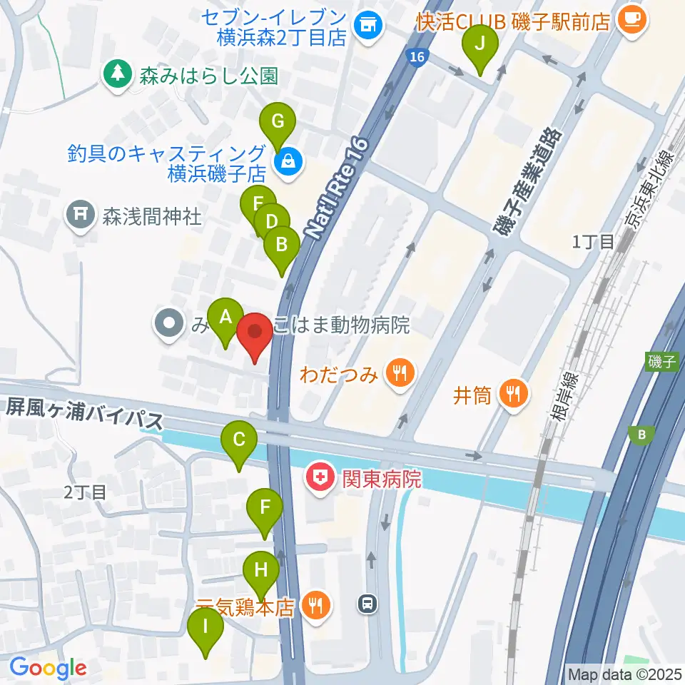 陳臻による二胡教室周辺の駐車場・コインパーキング一覧地図