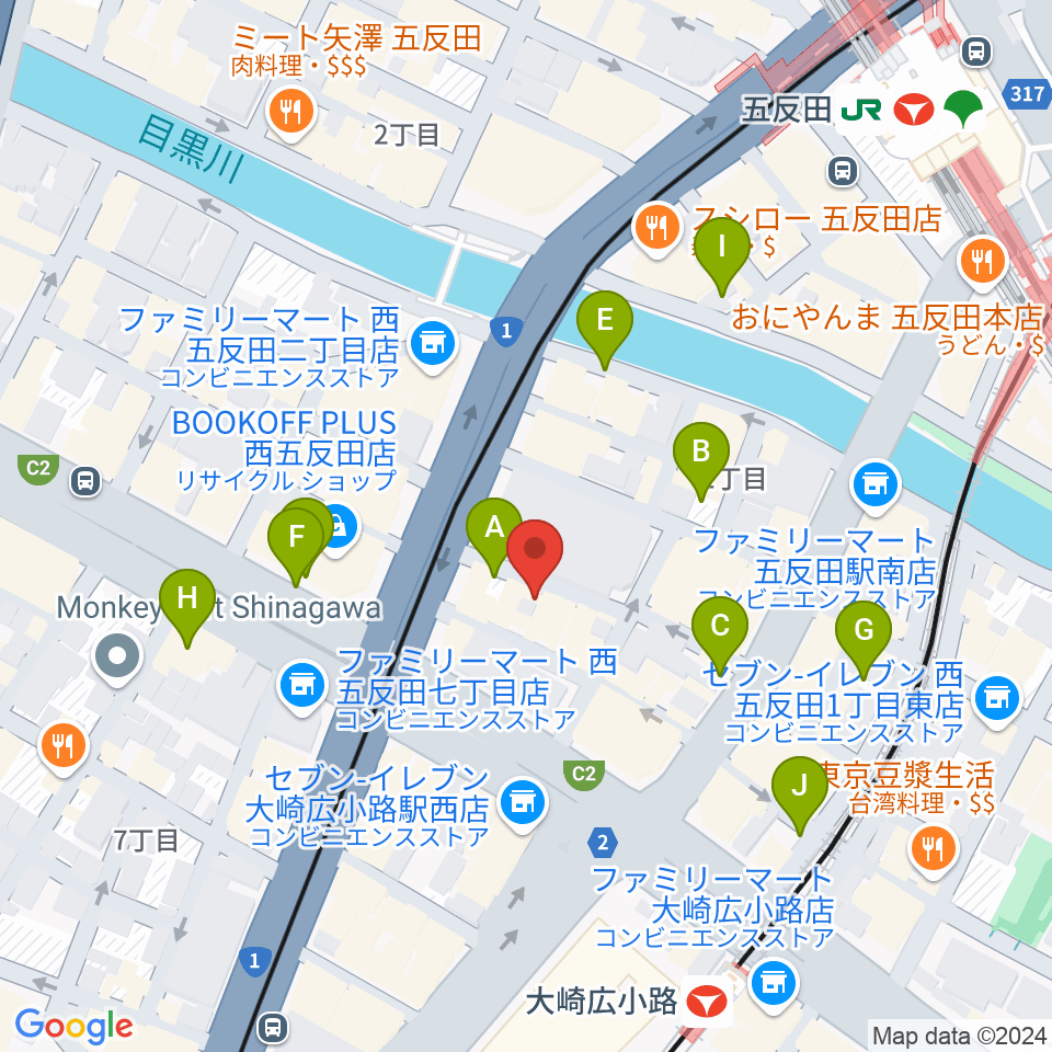 ボーカル道場K's VOX周辺の駐車場・コインパーキング一覧地図