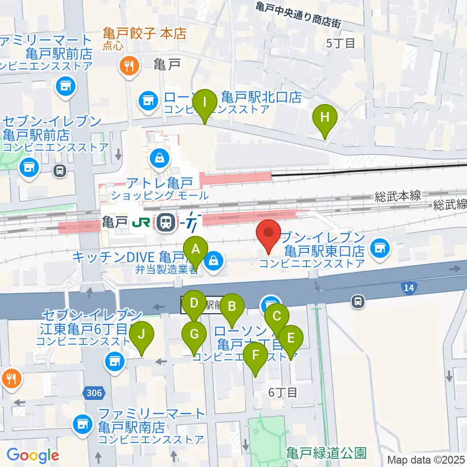 Cyber Monkey ボイストレーニング周辺の駐車場・コインパーキング一覧地図