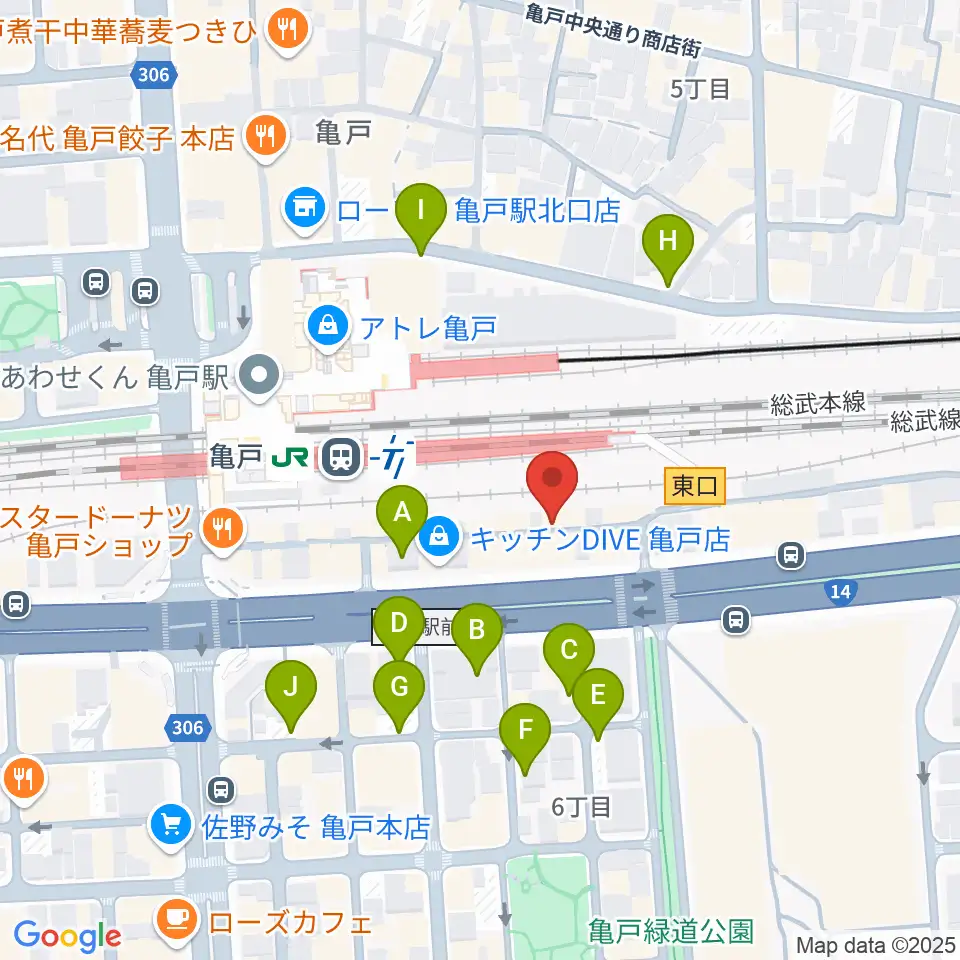 Cyber Monkey ボイストレーニング周辺の駐車場・コインパーキング一覧地図