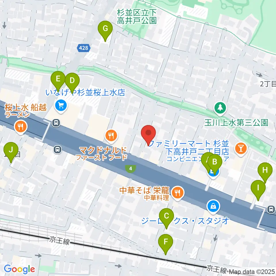飯田ジャズスクール周辺の駐車場・コインパーキング一覧地図