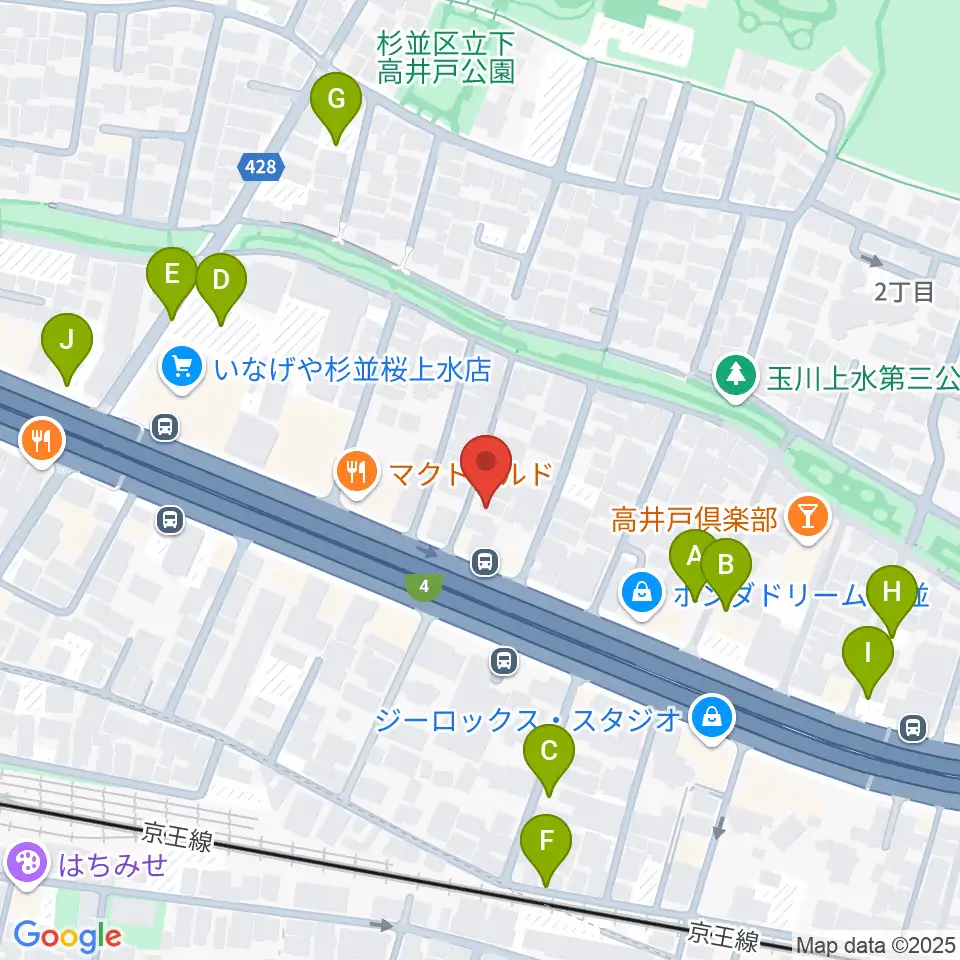 飯田ジャズスクール周辺の駐車場・コインパーキング一覧地図