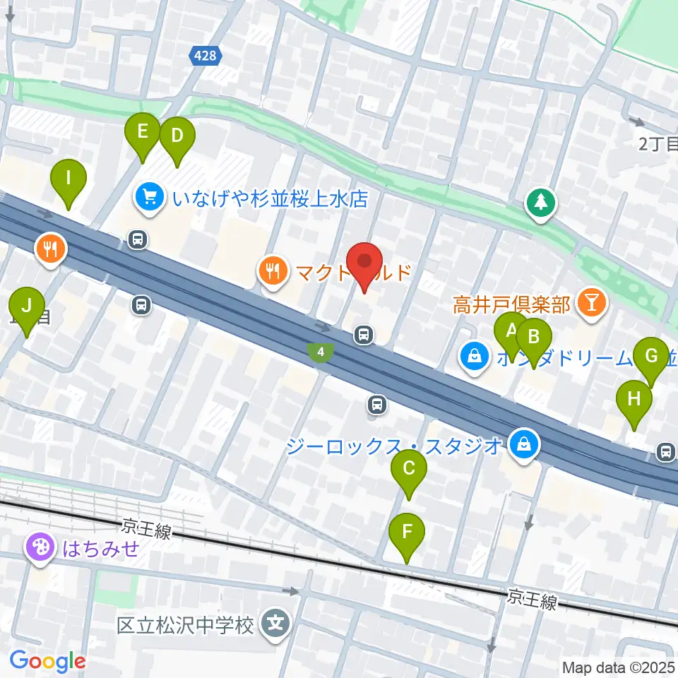 飯田ジャズスクール周辺の駐車場・コインパーキング一覧地図