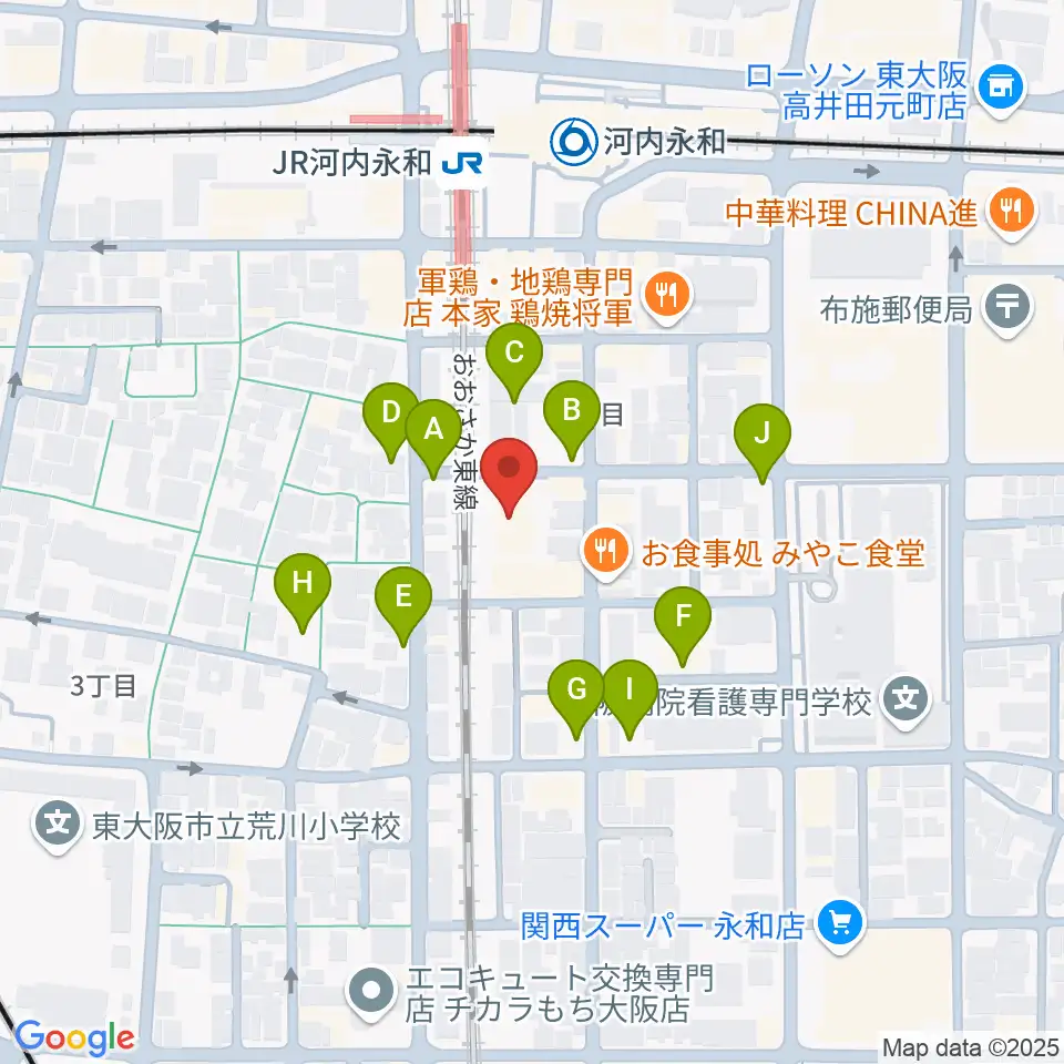 アトリエ遊周辺の駐車場・コインパーキング一覧地図