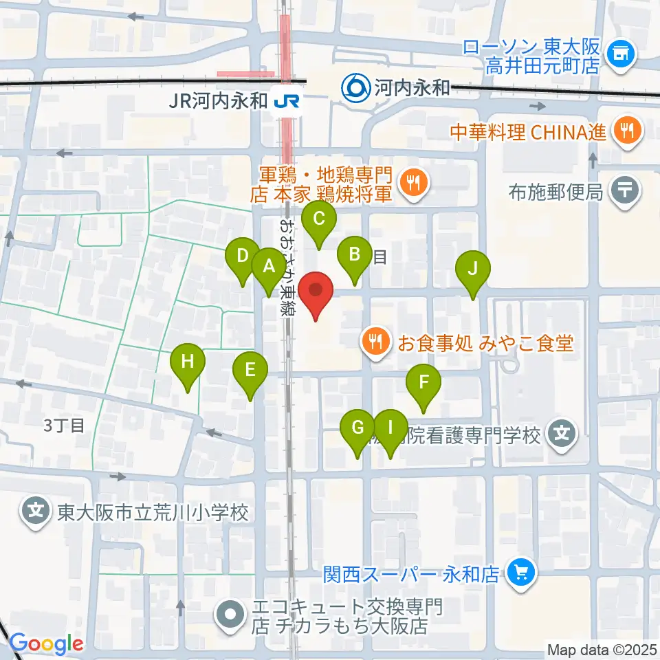 アトリエ遊周辺の駐車場・コインパーキング一覧地図