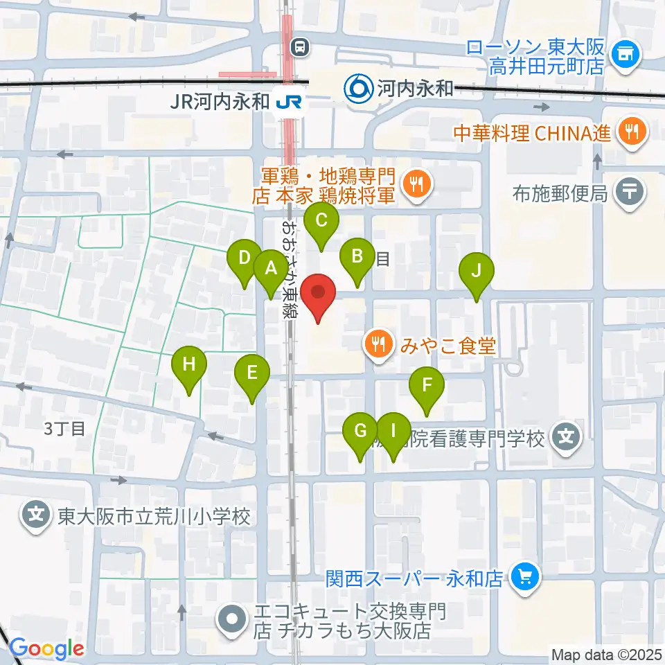 アトリエ遊周辺の駐車場・コインパーキング一覧地図
