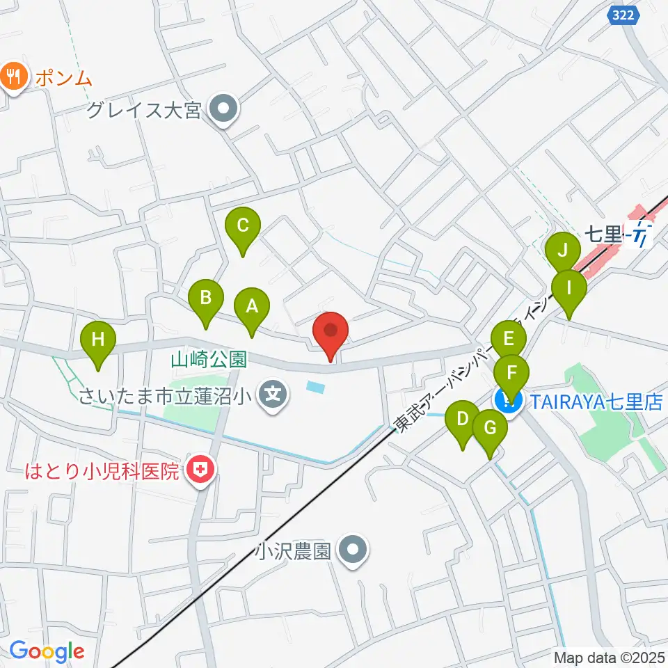 塚本音楽学院周辺の駐車場・コインパーキング一覧地図
