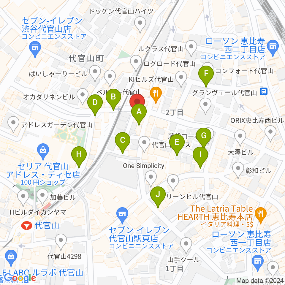 杵家彌七長唄・三味線教室周辺の駐車場・コインパーキング一覧地図