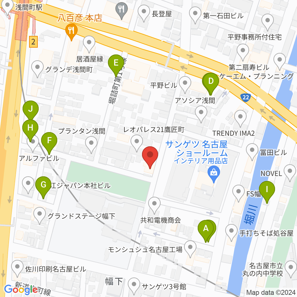大正琴 澄音会周辺の駐車場・コインパーキング一覧地図