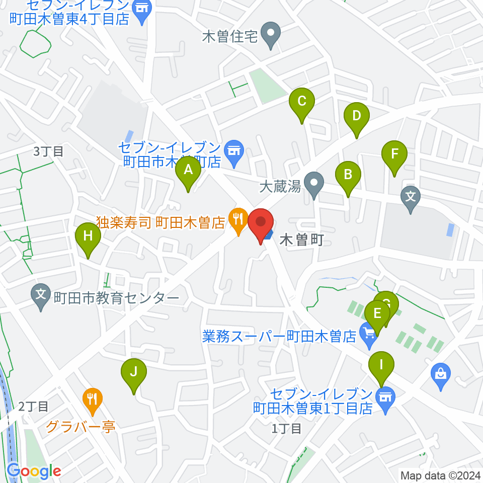 フランツ音楽研究所周辺の駐車場・コインパーキング一覧地図