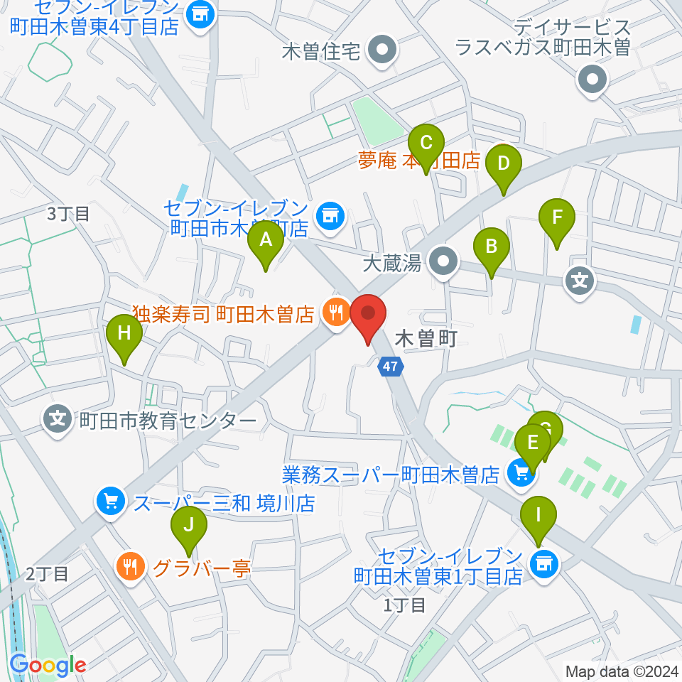 フランツ音楽研究所周辺の駐車場・コインパーキング一覧地図