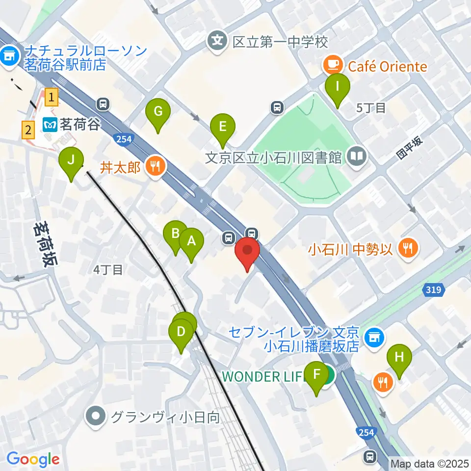 プレスト音楽教室周辺の駐車場・コインパーキング一覧地図