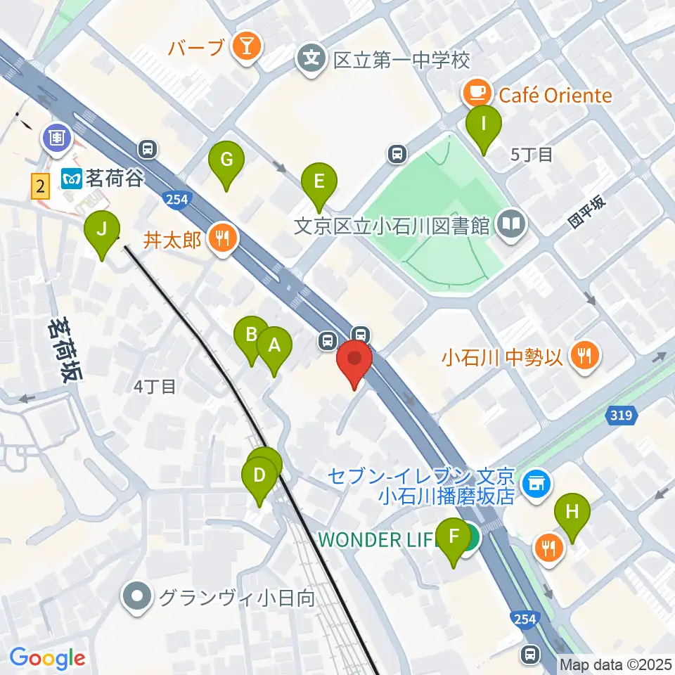 プレスト音楽教室周辺の駐車場・コインパーキング一覧地図