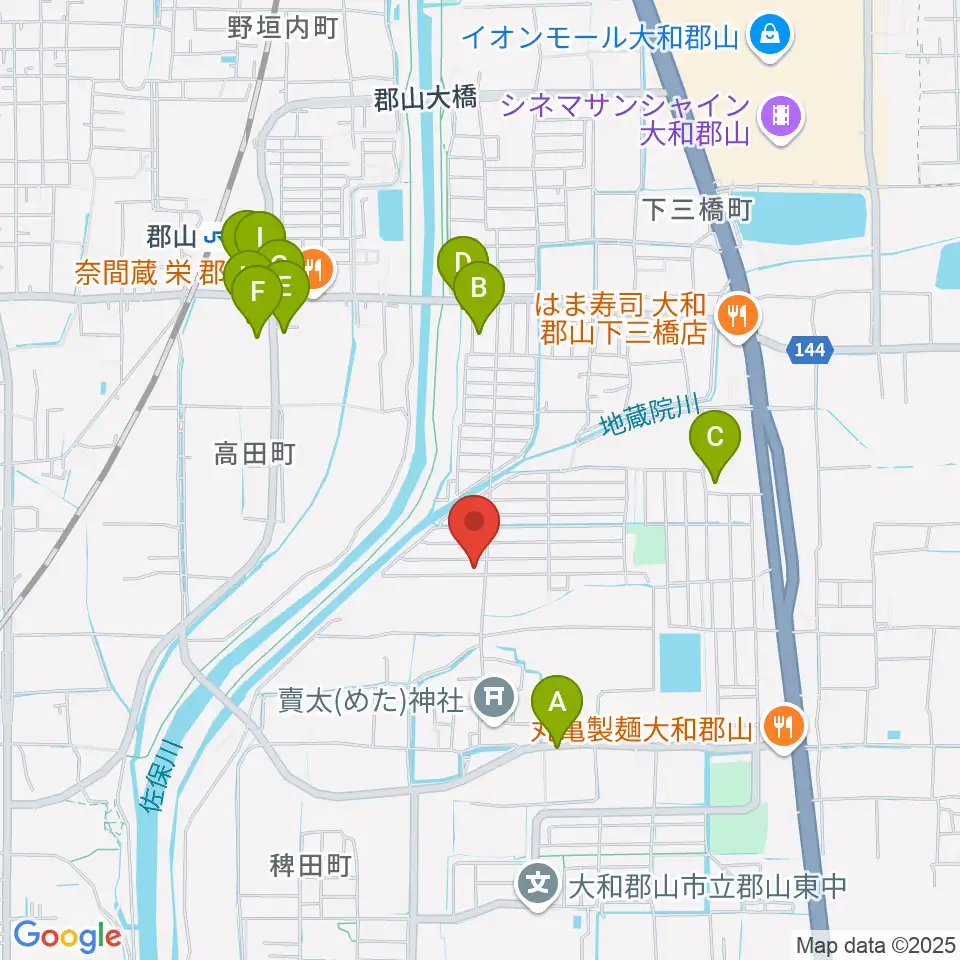 たんと音楽教室周辺の駐車場・コインパーキング一覧地図