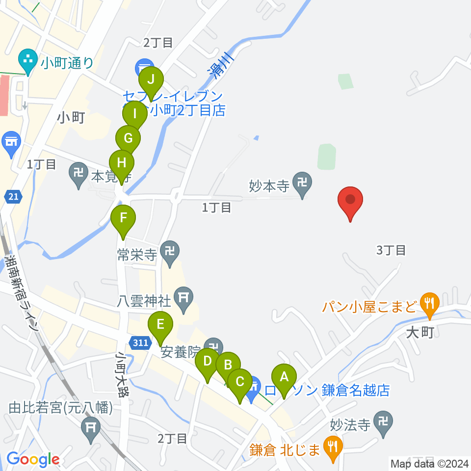 SIFレコーディングスタジオ周辺の駐車場・コインパーキング一覧地図