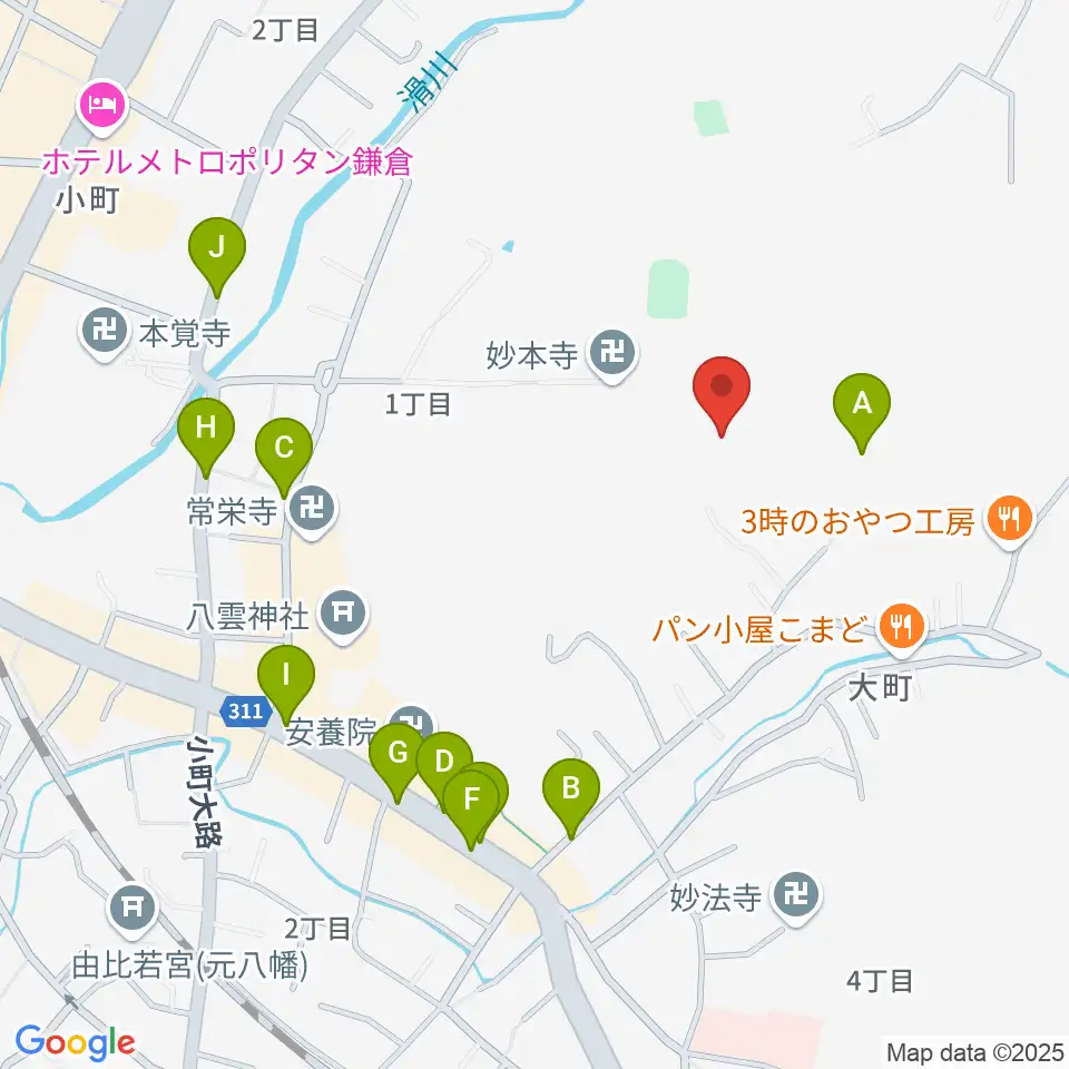 SIFレコーディングスタジオ周辺の駐車場・コインパーキング一覧地図