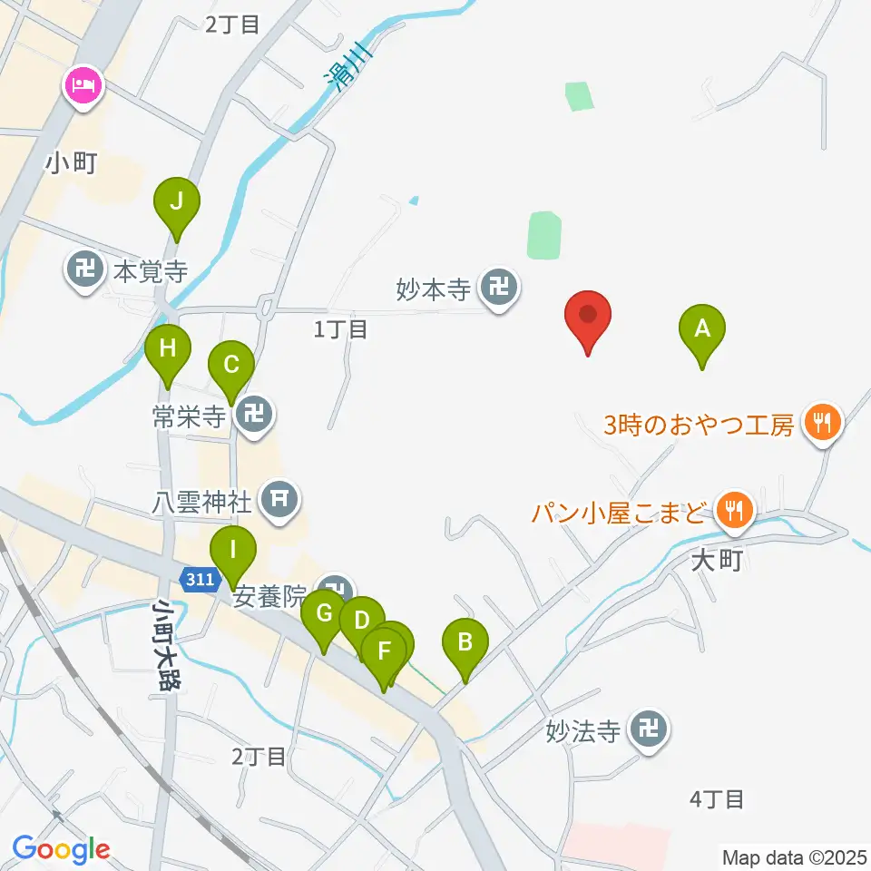 SIFレコーディングスタジオ周辺の駐車場・コインパーキング一覧地図