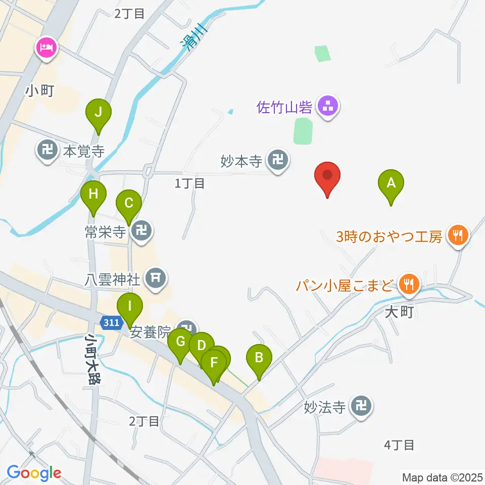 SIFレコーディングスタジオ周辺の駐車場・コインパーキング一覧地図