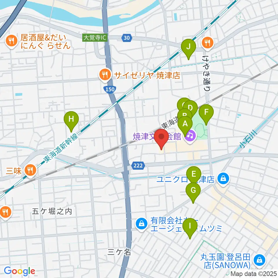 スタジオソングライン周辺の駐車場・コインパーキング一覧地図