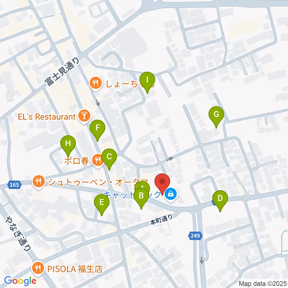 キャットロック周辺の駐車場・コインパーキング一覧地図
