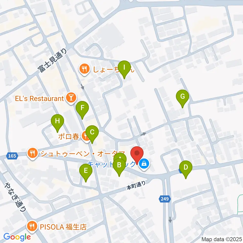 キャットロック周辺の駐車場・コインパーキング一覧地図
