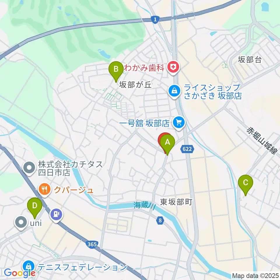 スタジオウッドボックス周辺の駐車場・コインパーキング一覧地図