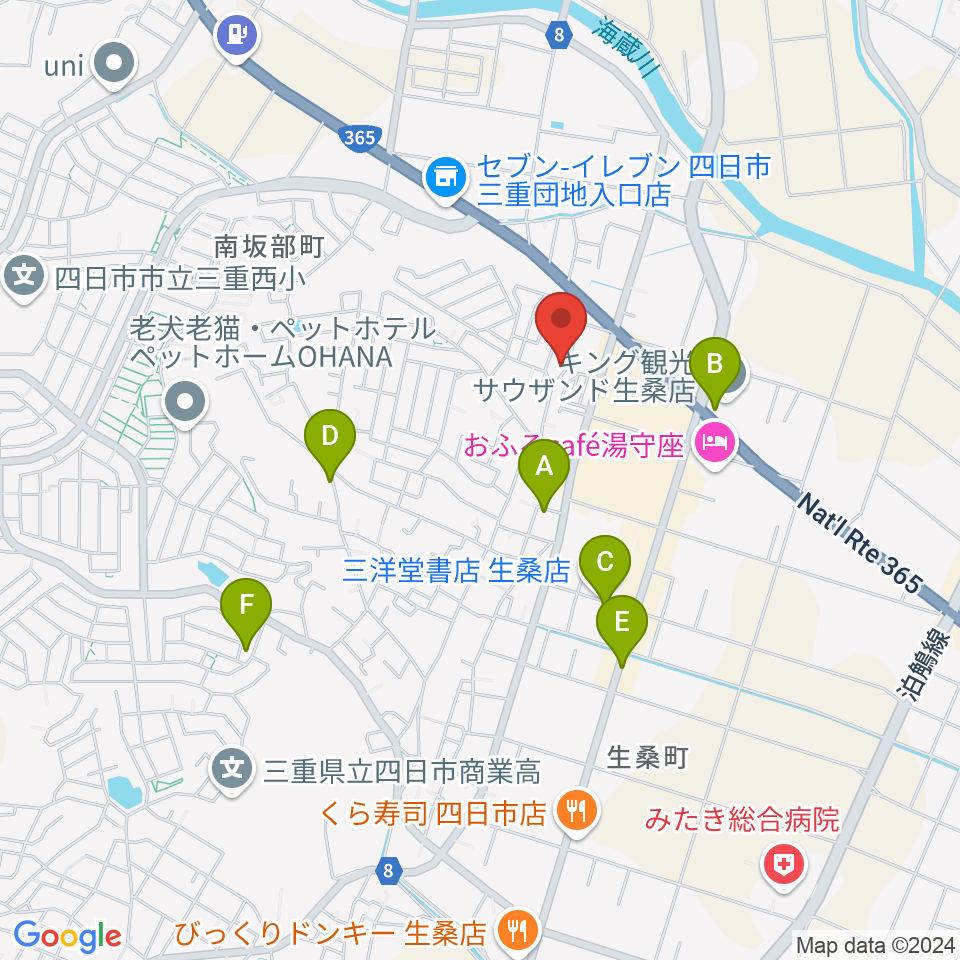 シークレットスタジオ周辺の駐車場・コインパーキング一覧地図