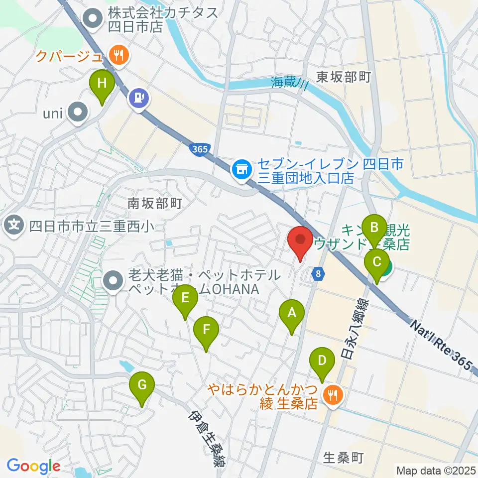 シークレットスタジオ周辺の駐車場・コインパーキング一覧地図