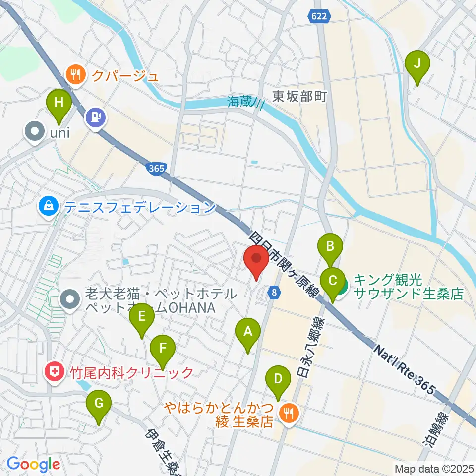 シークレットスタジオ周辺の駐車場・コインパーキング一覧地図