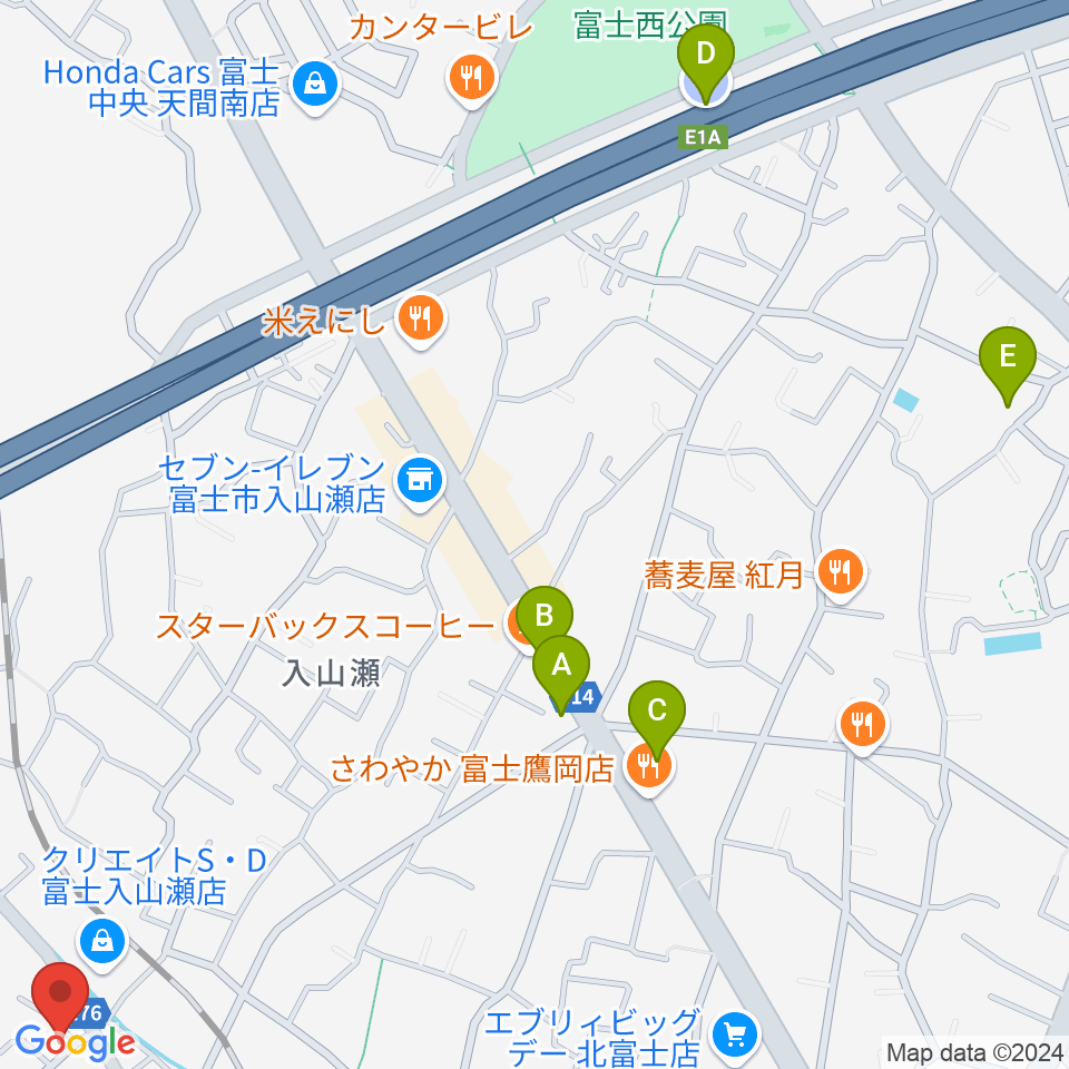 ウスイ音楽教室周辺の駐車場・コインパーキング一覧地図