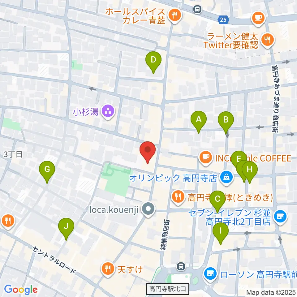 M'sボーカル教室周辺の駐車場・コインパーキング一覧地図