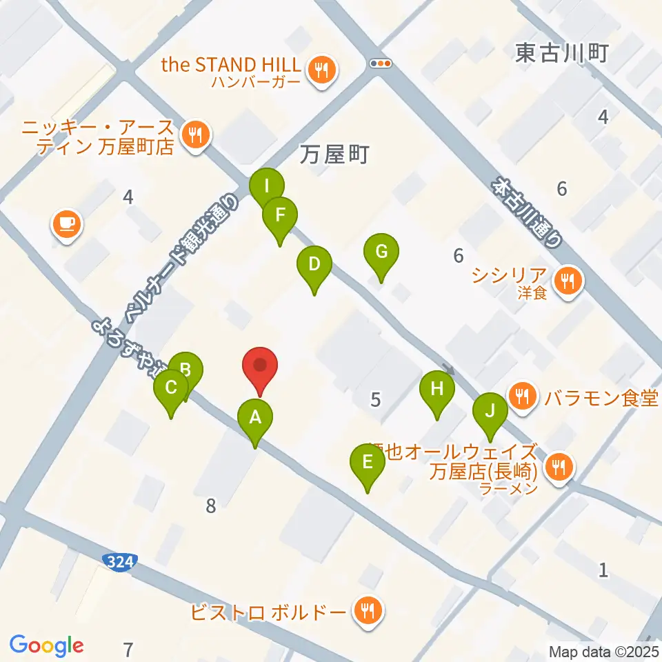 レイグルーム・ミュージック周辺の駐車場・コインパーキング一覧地図