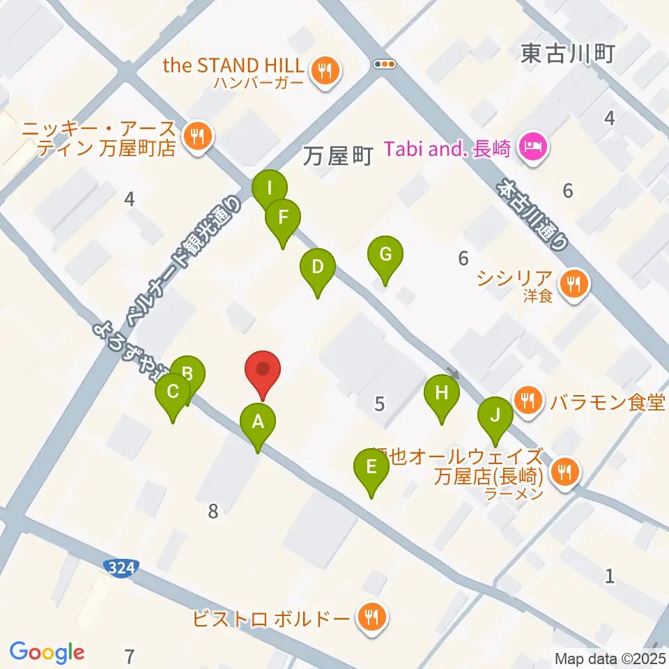 レイグルーム・ミュージック周辺の駐車場・コインパーキング一覧地図