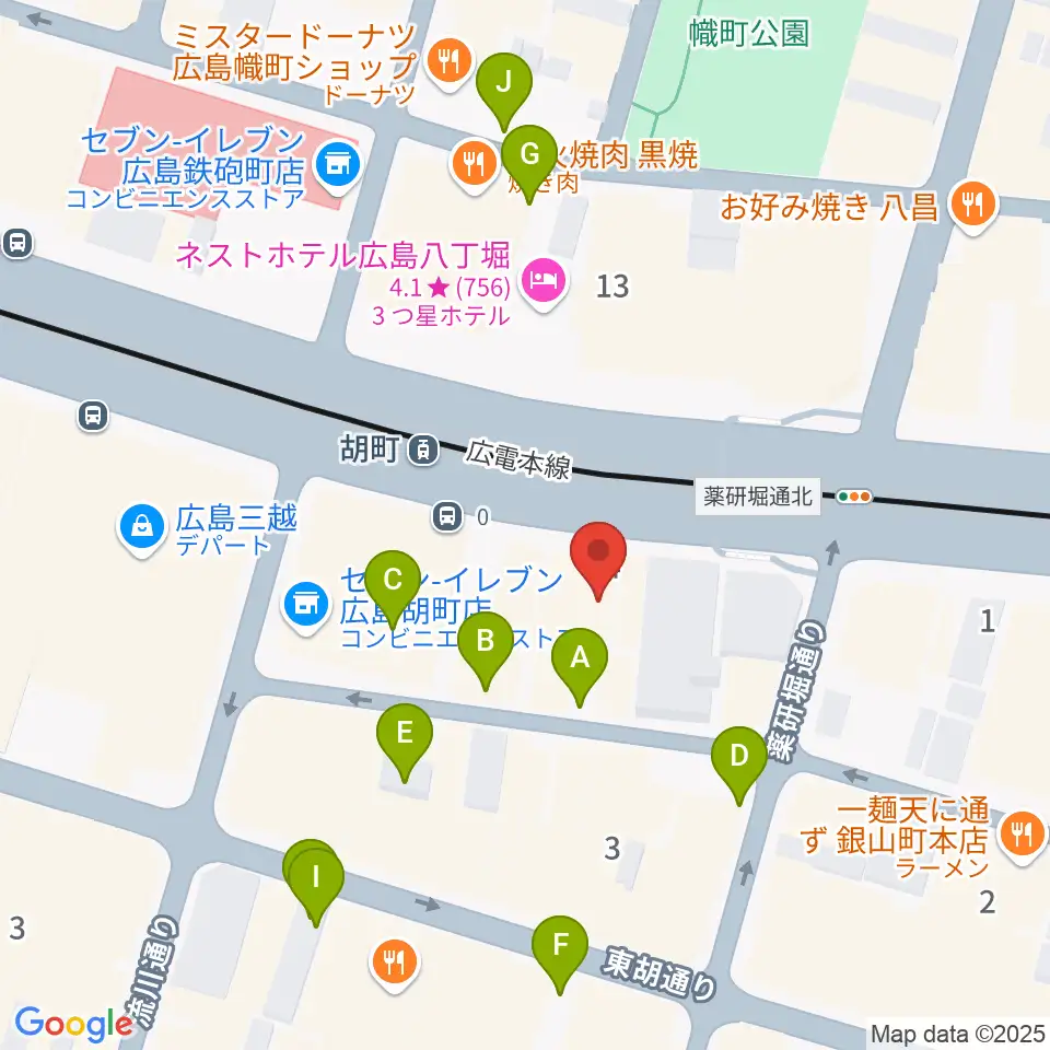 JM music Vocal School周辺の駐車場・コインパーキング一覧地図
