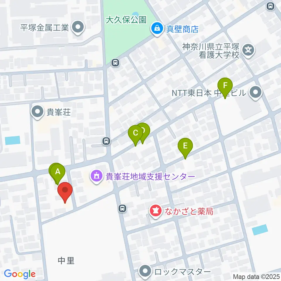 グーバス ミュージックインストゥルメンツ周辺の駐車場・コインパーキング一覧地図