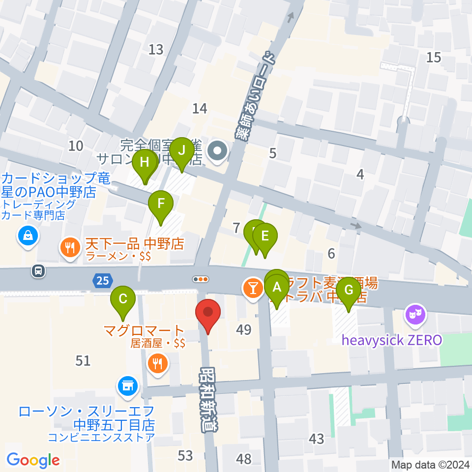 デイバイデイ周辺の駐車場・コインパーキング一覧地図