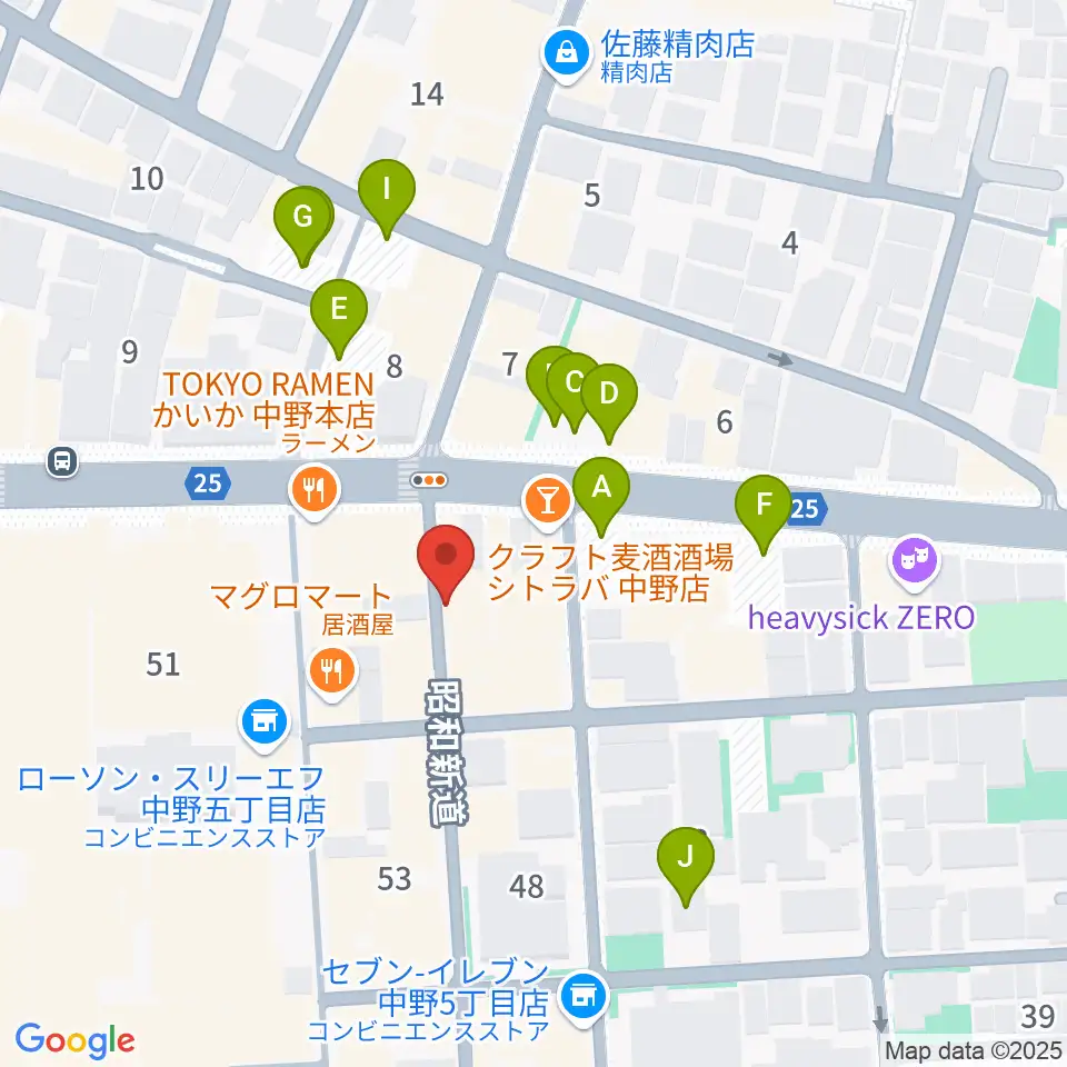 デイバイデイ周辺の駐車場・コインパーキング一覧地図