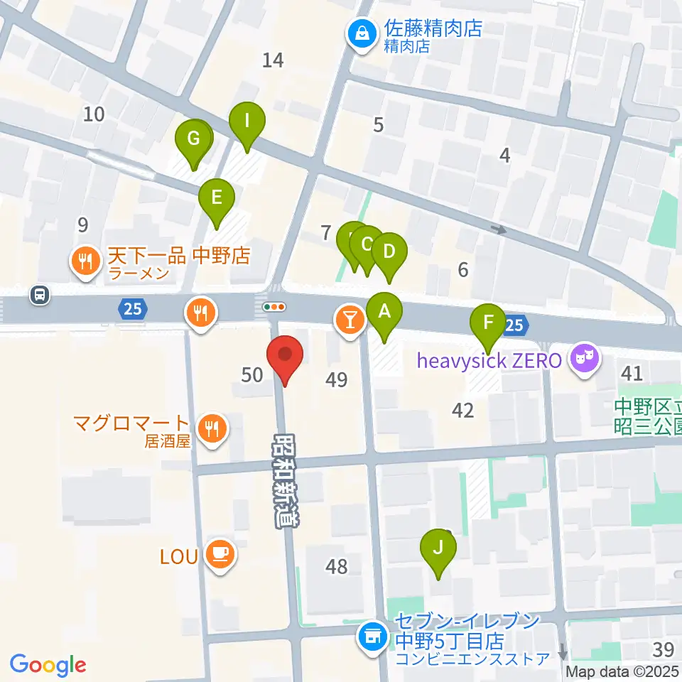 デイバイデイ周辺の駐車場・コインパーキング一覧地図