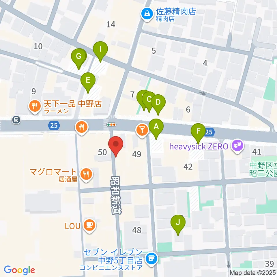 デイバイデイ周辺の駐車場・コインパーキング一覧地図