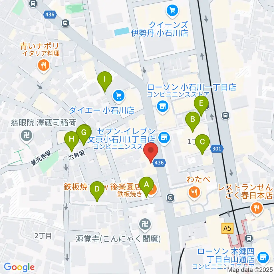 アルトフィールド音楽教室周辺の駐車場・コインパーキング一覧地図
