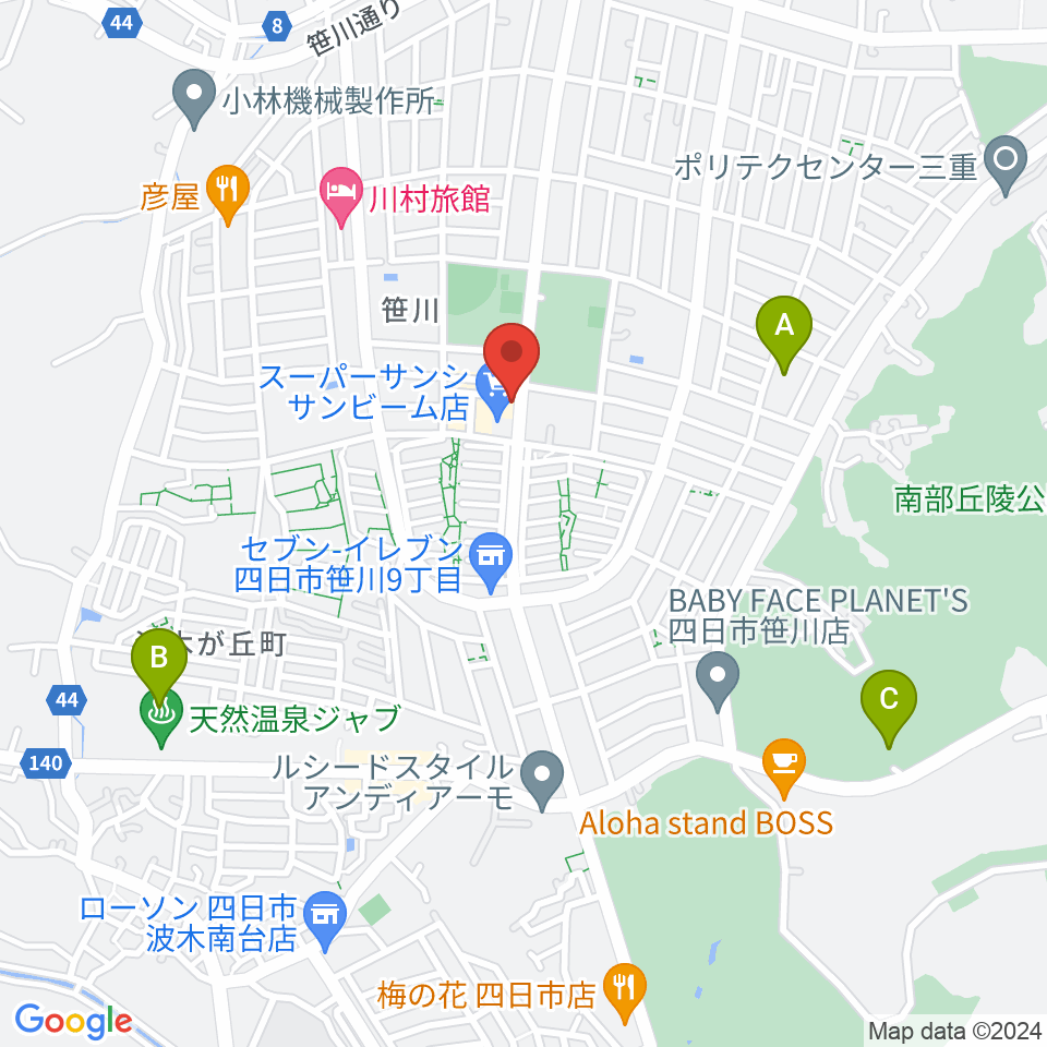 ジェシーズ周辺の駐車場・コインパーキング一覧地図