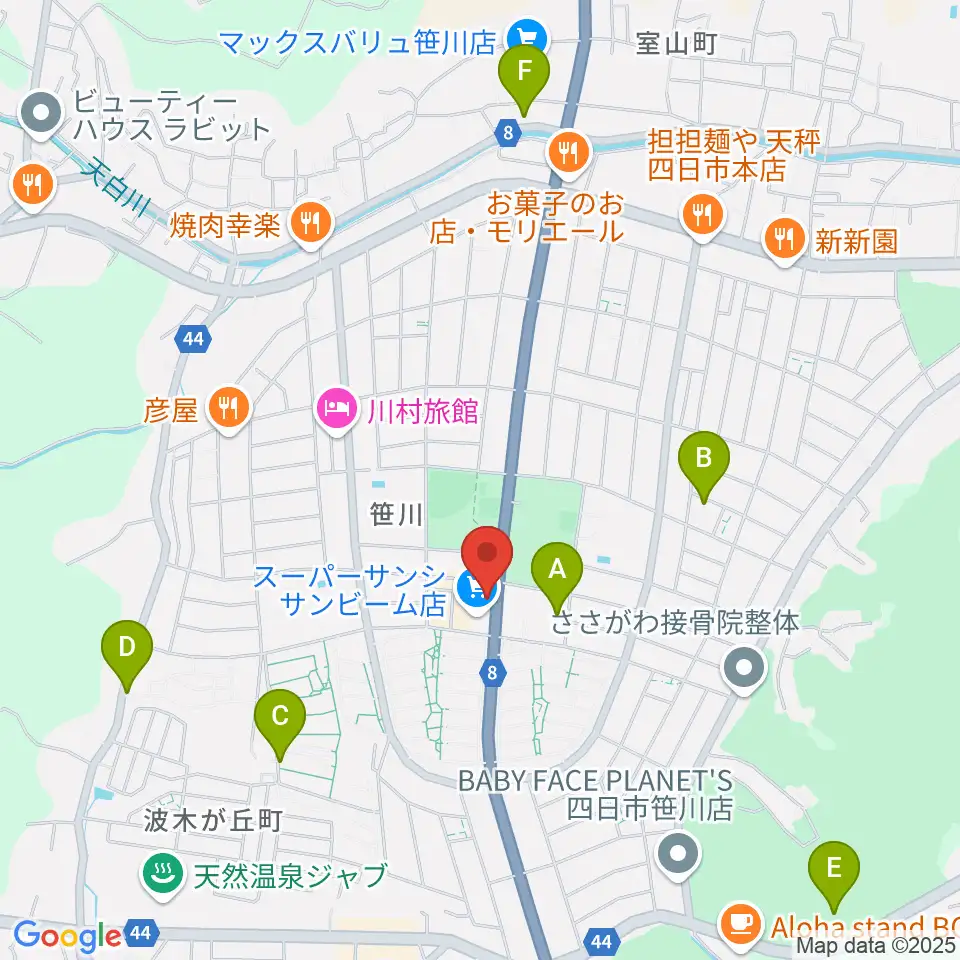ジェシーズ周辺の駐車場・コインパーキング一覧地図