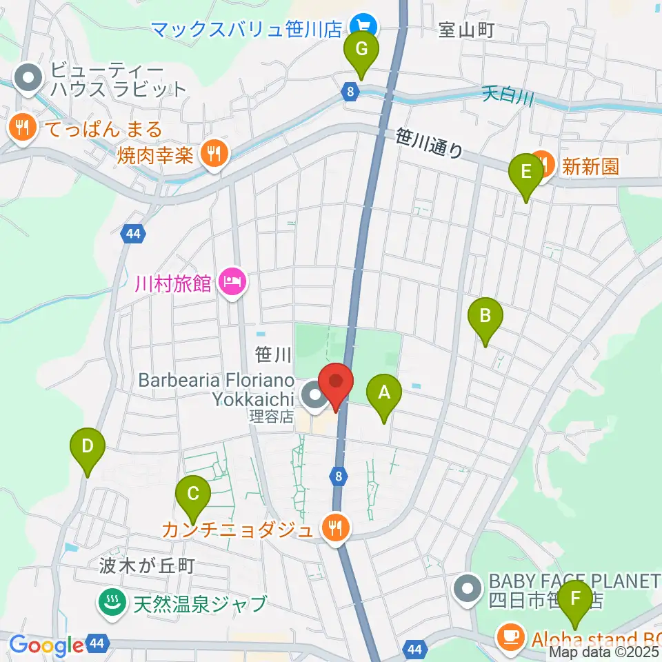 ジェシーズ周辺の駐車場・コインパーキング一覧地図