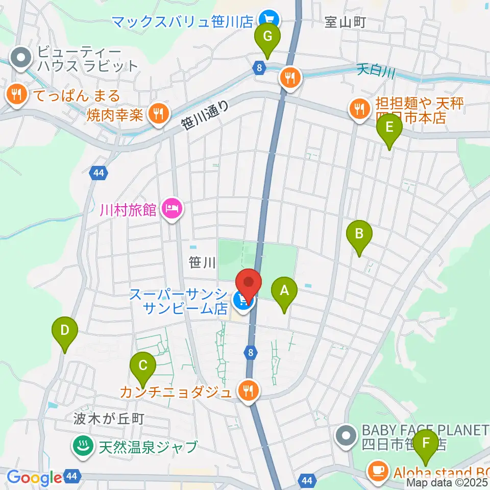 ジェシーズ周辺の駐車場・コインパーキング一覧地図