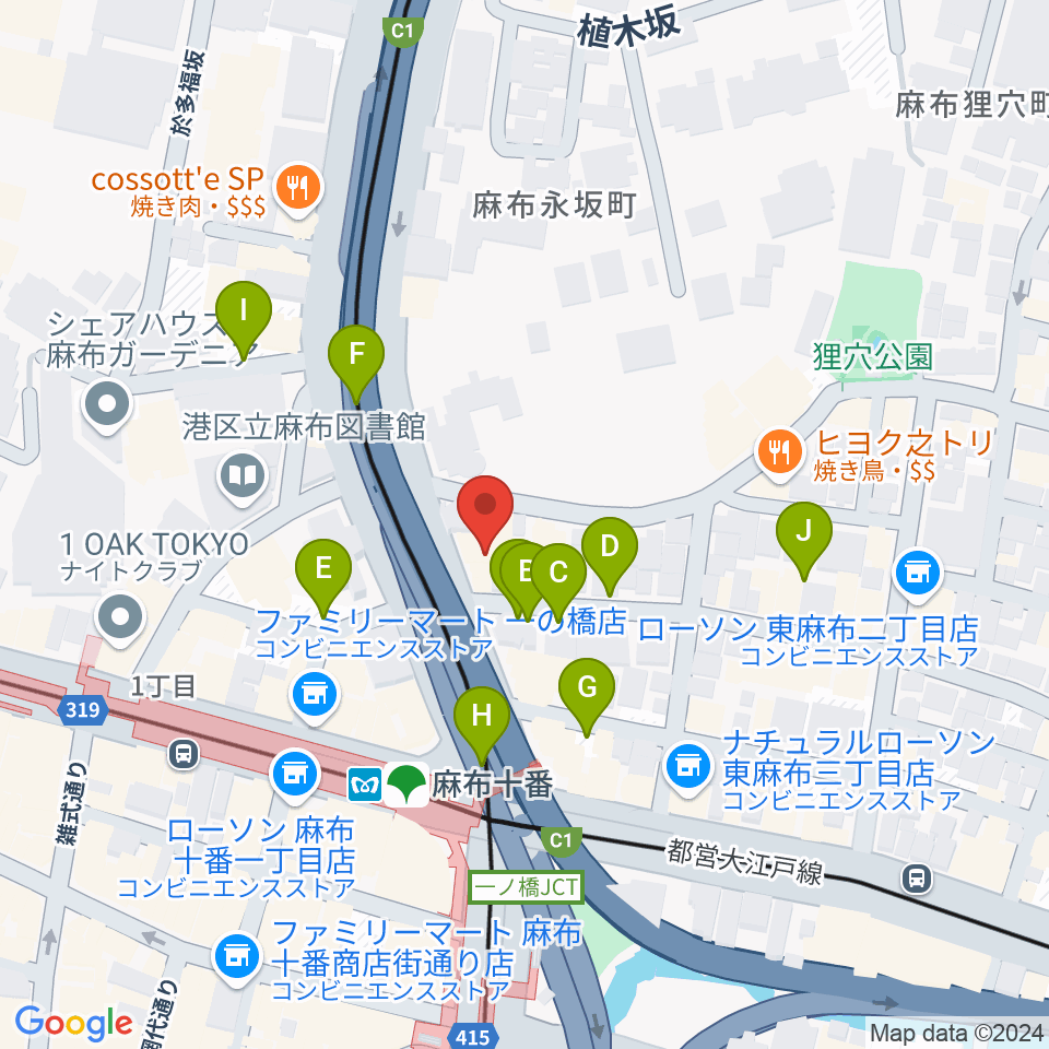 スタジオファイン周辺の駐車場・コインパーキング一覧地図