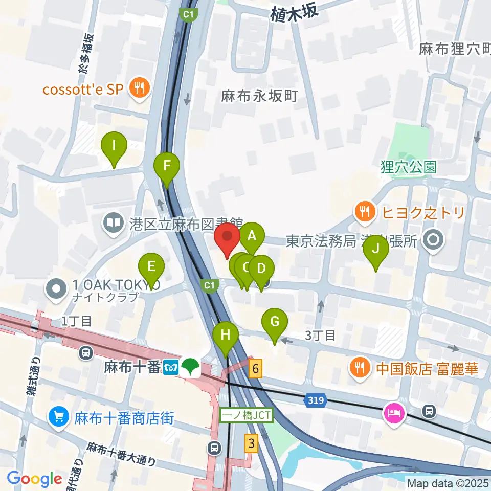 スタジオファイン周辺の駐車場・コインパーキング一覧地図