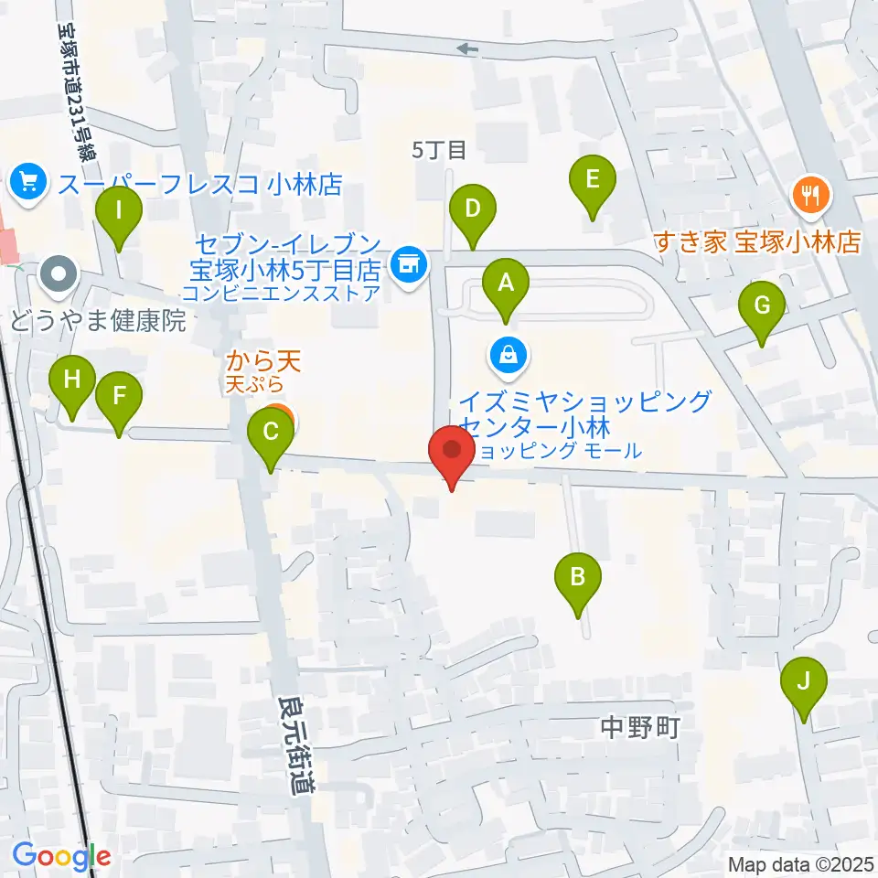 レイドバックミュージックスクール周辺の駐車場・コインパーキング一覧地図