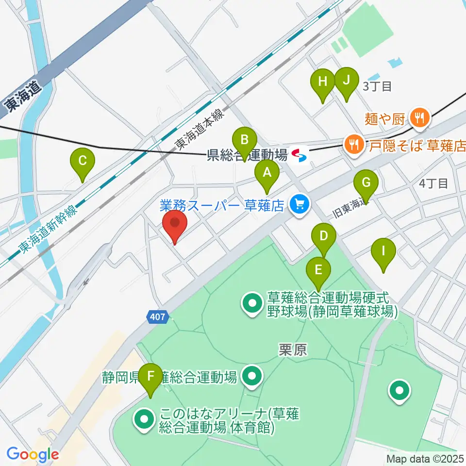 ヤマモトレコーディングスタジオ周辺の駐車場・コインパーキング一覧地図