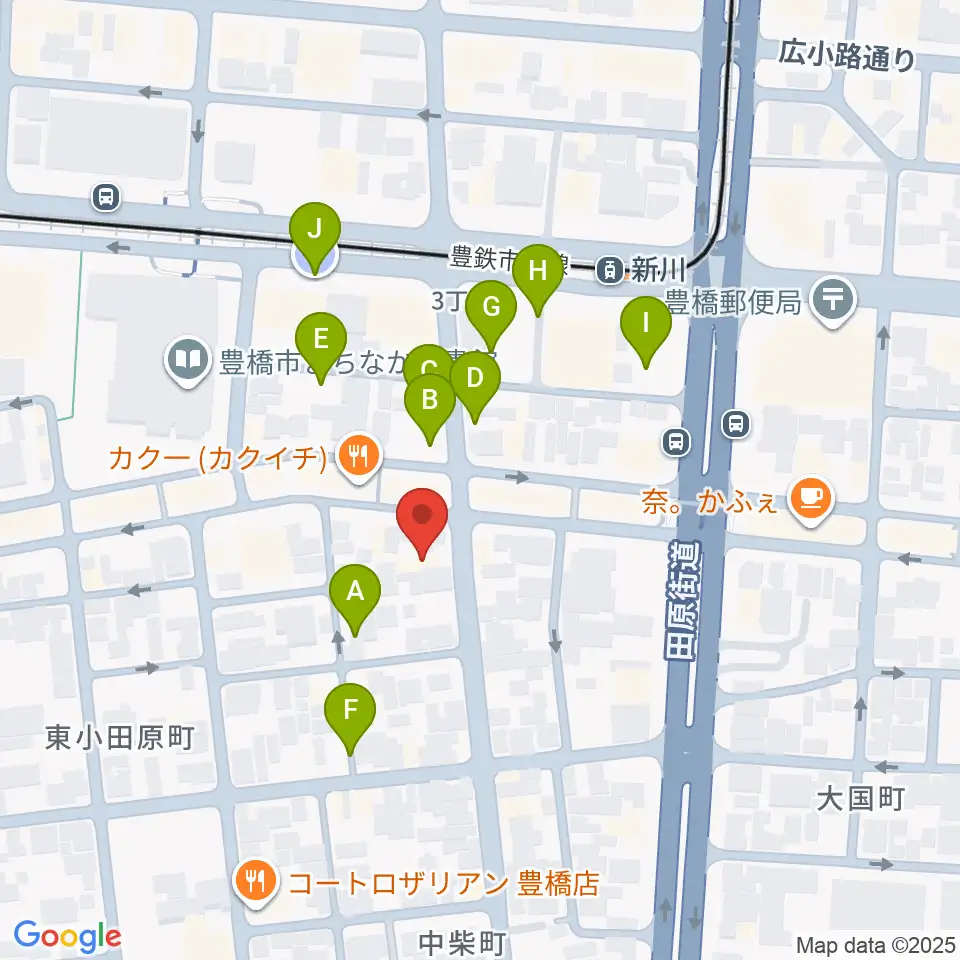 ハヤシ楽器リハーサルスタジオ周辺の駐車場・コインパーキング一覧地図