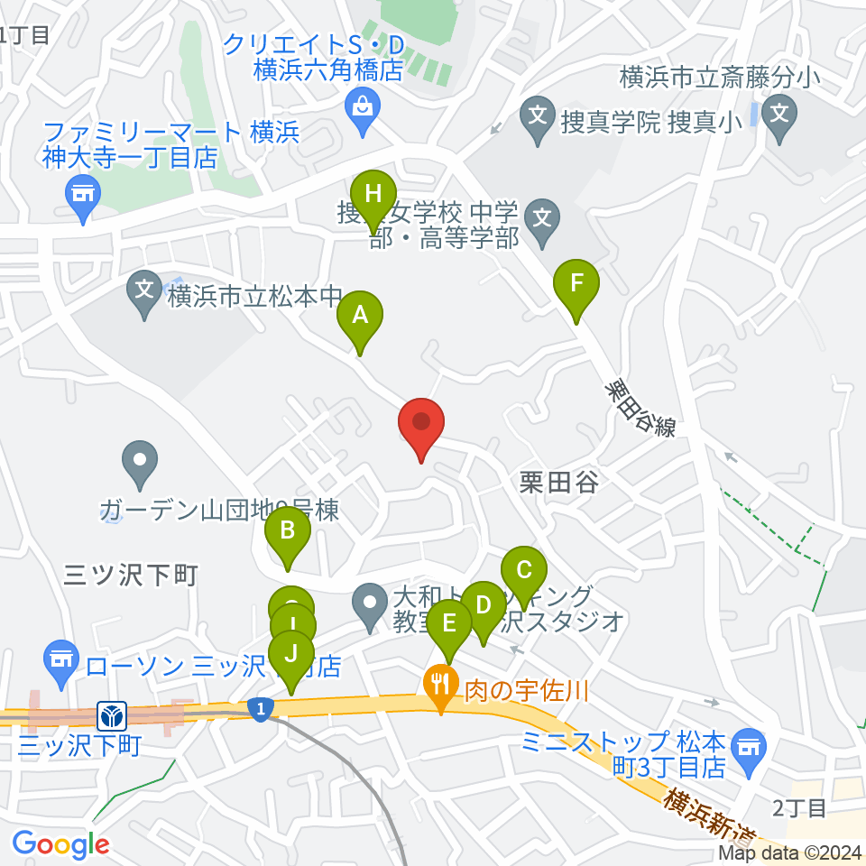 リバーシティミュージックエンタテインメント周辺の駐車場・コインパーキング一覧地図